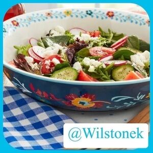 The Pioneer Woman Keepsake Floral Stoneware Serving Bowl: